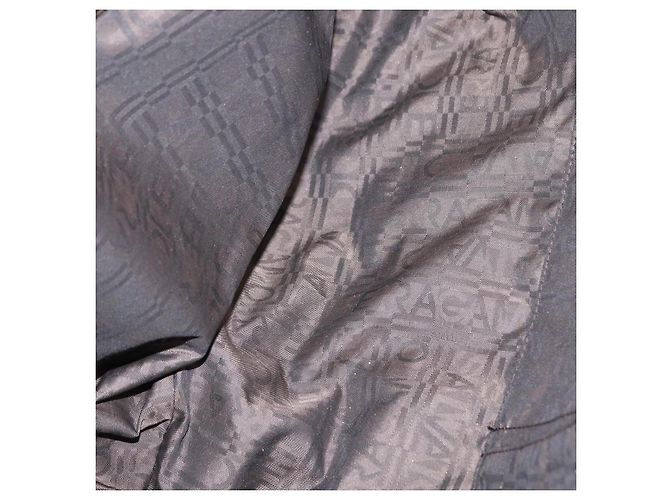Borsa a mano in pelle Gancini Salvatore Ferragamo Argento Auth 153866 - vista 17