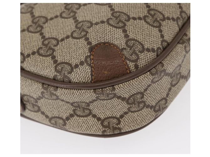 Borsa Sherry Line GG Supreme Web di GUCCI in PVC beige e oro 89 02 066 Auth 154335 D'oro - vista 10