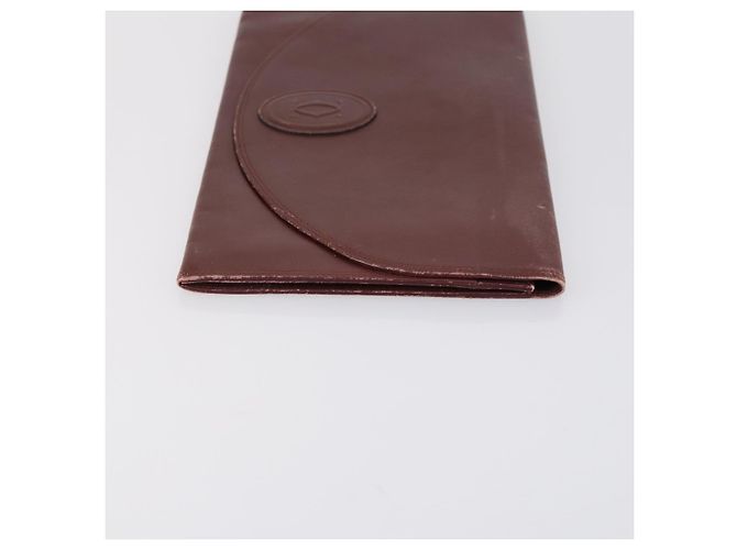 CARTIER Borsa Clutch Must Line in Pelle 2 Set Bordeaux Auth bs31275 Bordò - vista 13