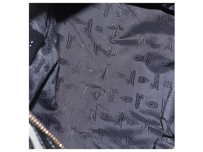 Borsa a mano Histeria GUCCI in suede nero e oro 186235 Auth 153859 D'oro - vista 18
