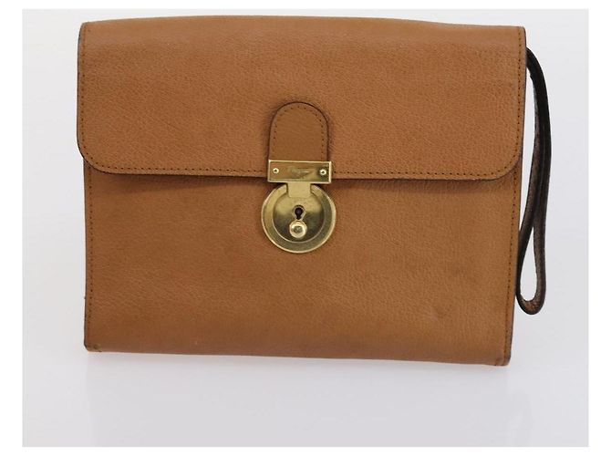 Borsa a Spalla in Pelle Salvatore Ferragamo 2 Pezzi Beige Auth 151962 - vista 10