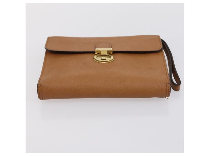 Borsa a Spalla in Pelle Salvatore Ferragamo 2 Pezzi Beige Auth 151962 - vista 14