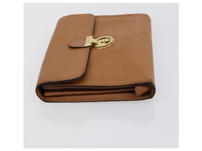 Borsa a Spalla in Pelle Salvatore Ferragamo 2 Pezzi Beige Auth 151962 - vista 16