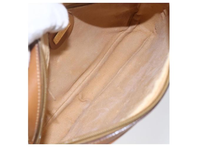 Gucci Borsa a Spalla Micro GG Supreme PVC Beige Oro 007 113 0095 Auth ka238 D'oro - vista 18