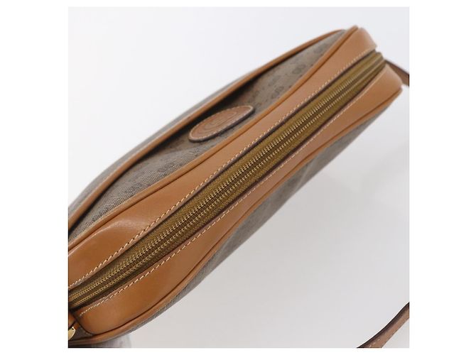 Gucci Borsa a Spalla Micro GG Supreme PVC Beige Oro 007 113 0095 Auth ka238 D'oro - vista 6