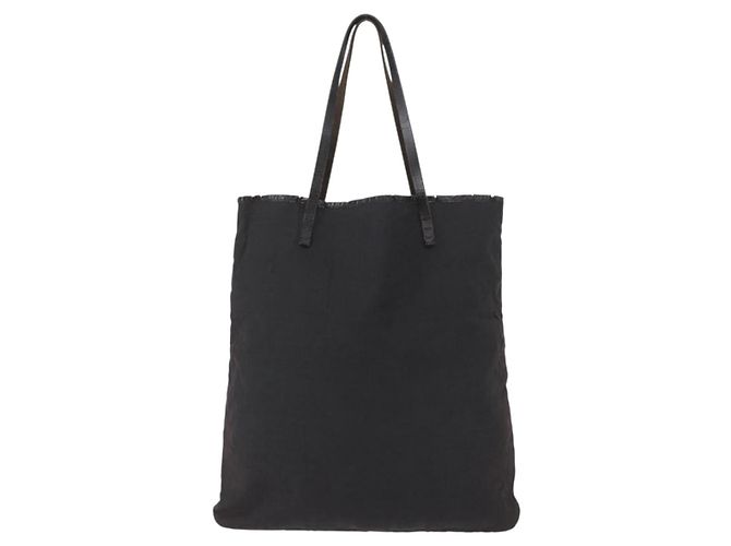FENDI Zucca Canvas Tote Bag Schwarz Braun Auth bs31042 - Ansicht 2