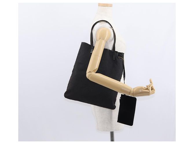 FENDI Zucca Canvas Tote Bag Schwarz Braun Auth bs31042 - Ansicht 22