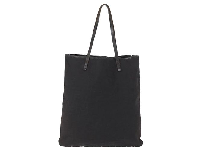 FENDI Zucca Canvas Tote Bag Schwarz Braun Auth bs31042 - Ansicht 3