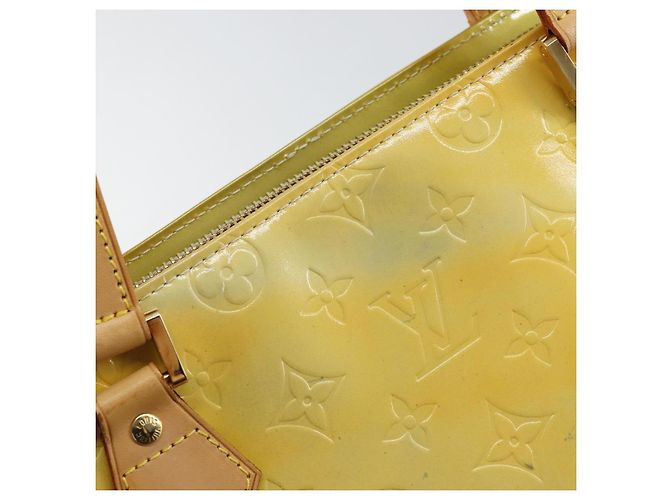 LOUIS VUITTON Borsa a Mano Monogram Vernis Houston Grigio M91053 LV Auth th6475 - vista 10