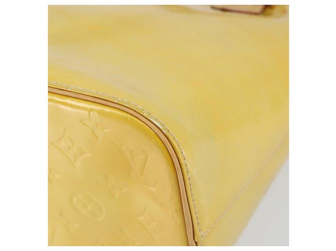 LOUIS VUITTON Borsa a Mano Monogram Vernis Houston Grigio M91053 LV Auth th6475 - vista 14