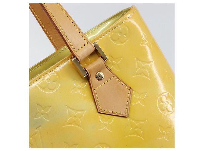 LOUIS VUITTON Borsa a Mano Monogram Vernis Houston Grigio M91053 LV Auth th6475 - vista 18
