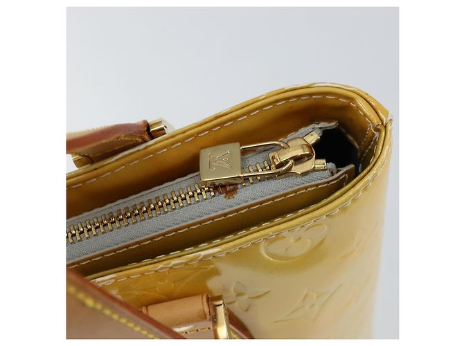 LOUIS VUITTON Borsa a Mano Monogram Vernis Houston Grigio M91053 LV Auth th6475 - vista 19