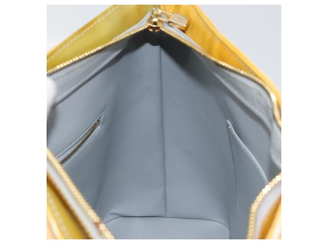 LOUIS VUITTON Borsa a Mano Monogram Vernis Houston Grigio M91053 LV Auth th6475 - vista 21