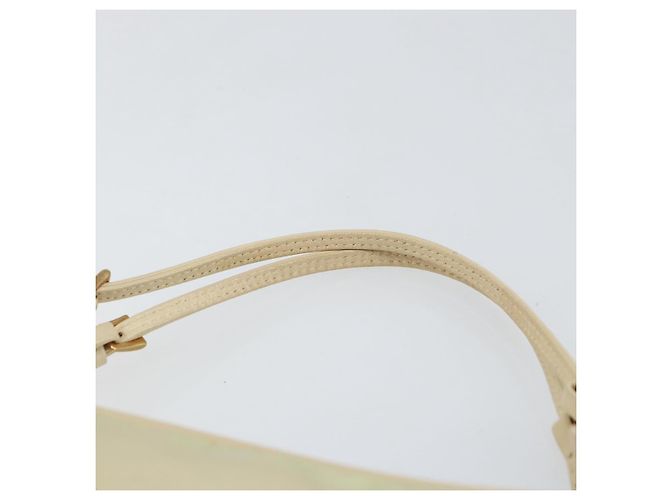 PRADA Borsa a mano in nylon beige oro Auth ar13842 D'oro - vista 8
