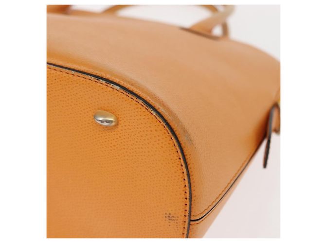 Céline Borsa a mano CELINE in pelle giallo oro Auth gh1094 D'oro - vista 10
