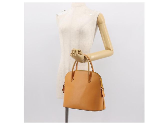 Céline Borsa a mano CELINE in pelle giallo oro Auth gh1094 D'oro - vista 22