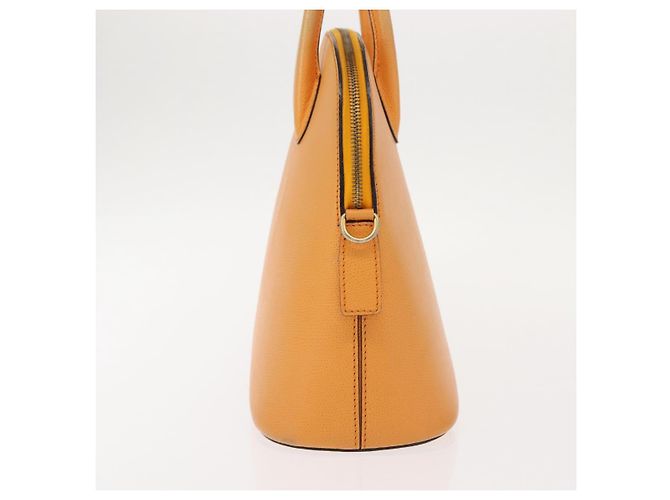 Céline Borsa a mano CELINE in pelle giallo oro Auth gh1094 D'oro - vista 4