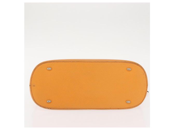 Céline Borsa a mano CELINE in pelle giallo oro Auth gh1094 D'oro - vista 6