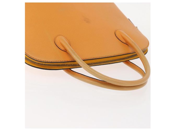 Céline Borsa a mano CELINE in pelle giallo oro Auth gh1094 D'oro - vista 7