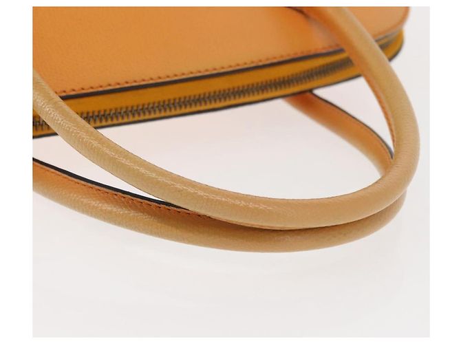 Céline Borsa a mano CELINE in pelle giallo oro Auth gh1094 D'oro - vista 8