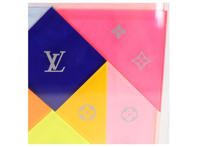 Verre Puzzle Domino Transparent LOUIS VUITTON GI0480 LV Auth 155102M - vue 18