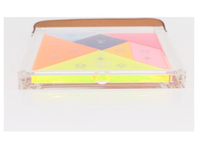 Verre Puzzle Domino Transparent LOUIS VUITTON GI0480 LV Auth 155102M - vue 5