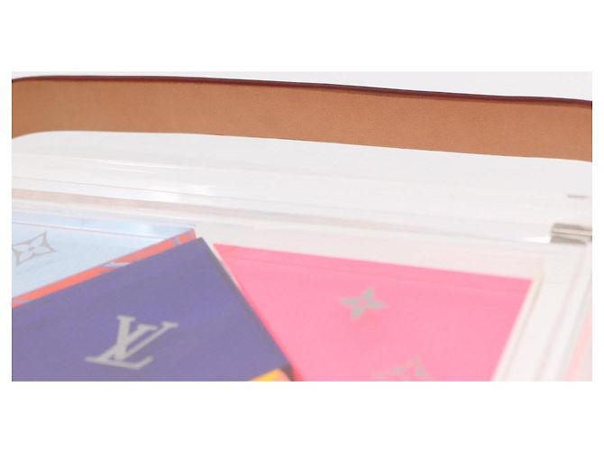 Verre Puzzle Domino Transparent LOUIS VUITTON GI0480 LV Auth 155102M - vue 8