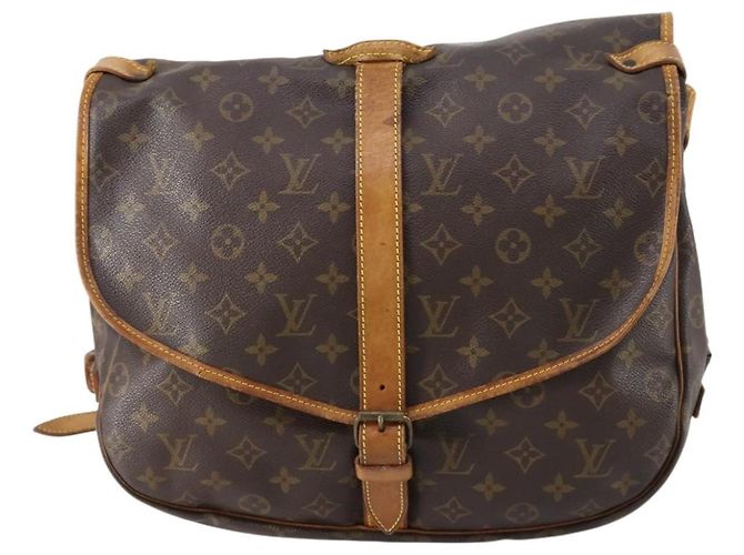 LOUIS VUITTON Borsa a Spalla Monogram Saumur 35 M42254 LV Auth BA6948 Monogramma - vista 13