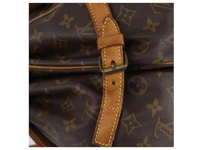 LOUIS VUITTON Borsa a Spalla Monogram Saumur 35 M42254 LV Auth BA6948 Monogramma - vista 19