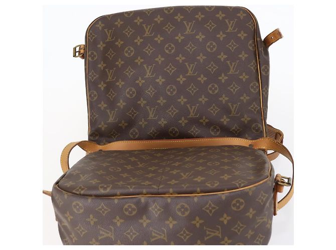 LOUIS VUITTON Borsa a Spalla Monogram Saumur 35 M42254 LV Auth BA6948 Monogramma - vista 20