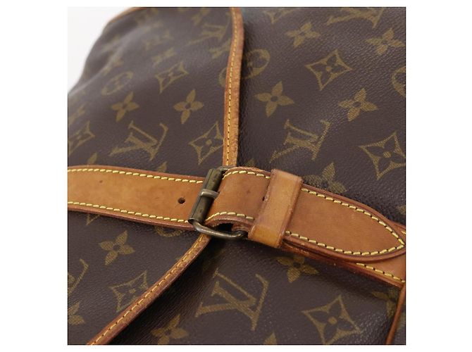LOUIS VUITTON Borsa a Spalla Monogram Saumur 35 M42254 LV Auth BA6948 Monogramma - vista 21