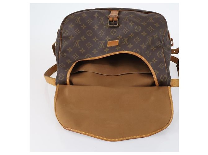 LOUIS VUITTON Borsa a Spalla Monogram Saumur 35 M42254 LV Auth BA6948 Monogramma - vista 23