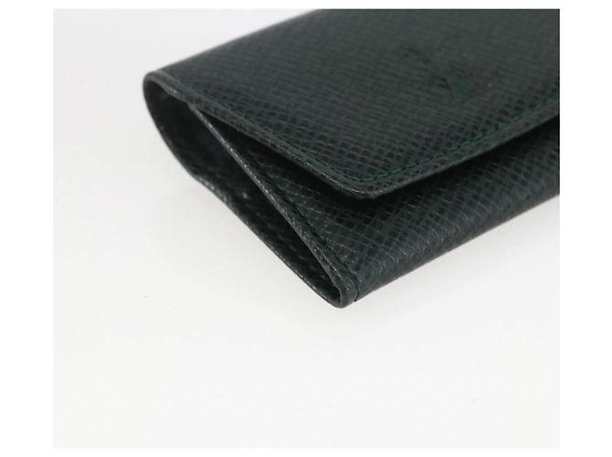 LOUIS VUITTON Taiga Botón de Puño Cuffs metal Tono Oro LV Auth 156221 - vista 14