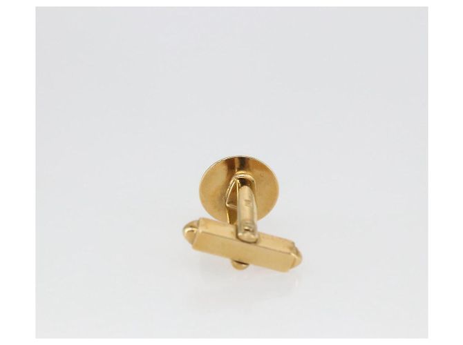 LOUIS VUITTON Taiga Botón de Puño Cuffs metal Tono Oro LV Auth 156221 - vista 18