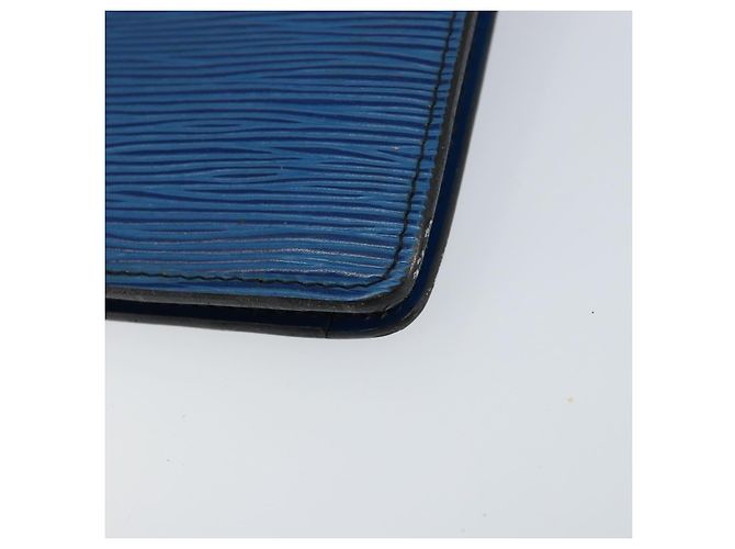 LOUIS VUITTON Clutch Montaigne 23 Epi Blu M52665 LV Auth 149969 - vista 15