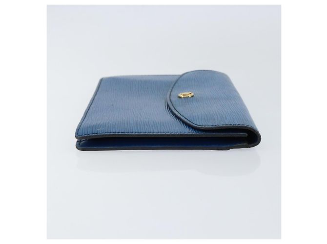 LOUIS VUITTON Clutch Montaigne 23 Epi Blu M52665 LV Auth 149969 - vista 3