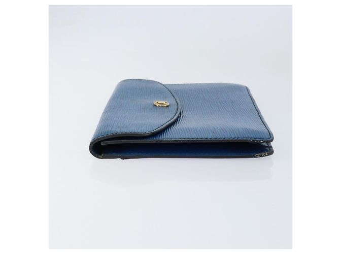 LOUIS VUITTON Clutch Montaigne 23 Epi Blu M52665 LV Auth 149969 - vista 4
