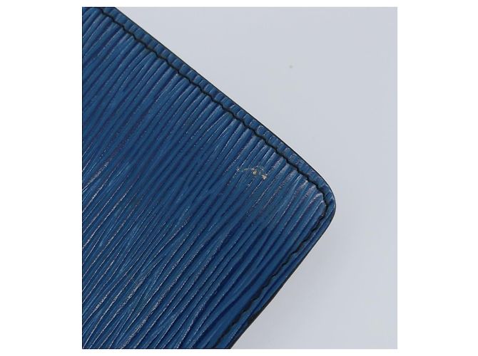 LOUIS VUITTON Clutch Montaigne 23 Epi Blu M52665 LV Auth 149969 - vista 8