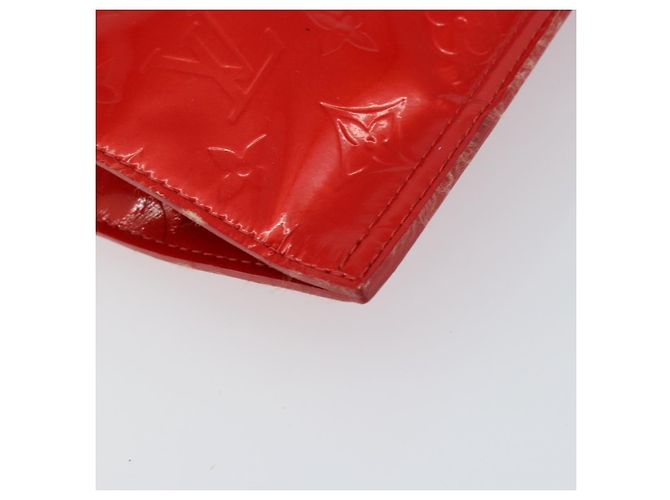 LOUIS VUITTON Borsa Tote Stanton Monogram Vernis Rossa M91078 LV Auth 154578 Rosso - vista 11
