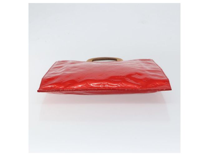 LOUIS VUITTON Borsa Tote Stanton Monogram Vernis Rossa M91078 LV Auth 154578 Rosso - vista 9