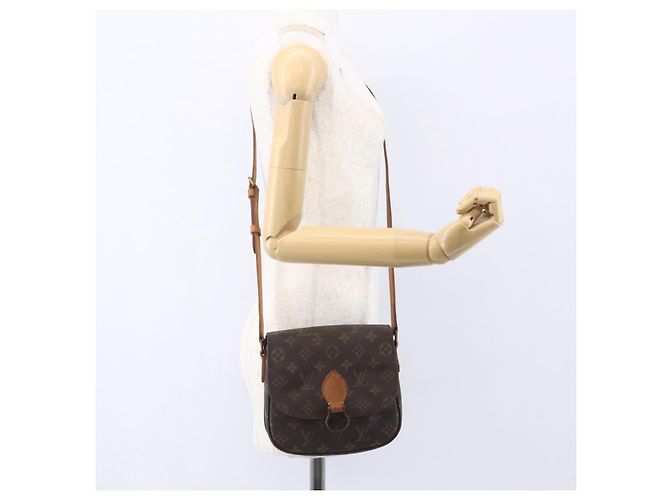 LOUIS VUITTON Borsa a Spalla Monogram Saint Cloud MM M51243 LV Auth BA8277 Monogramma - vista 25