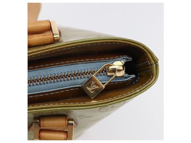 LOUIS VUITTON Borsa a Mano Monogram Vernis Houston Blu Baby M91005 LV Auth th6461 Blu chiaro - vista 14