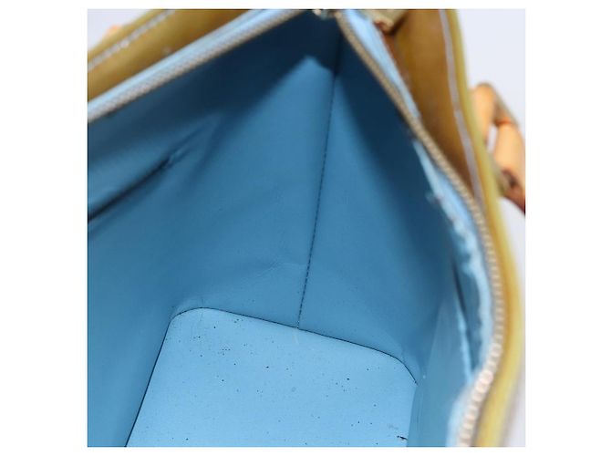 LOUIS VUITTON Borsa a Mano Monogram Vernis Houston Blu Baby M91005 LV Auth th6461 Blu chiaro - vista 18