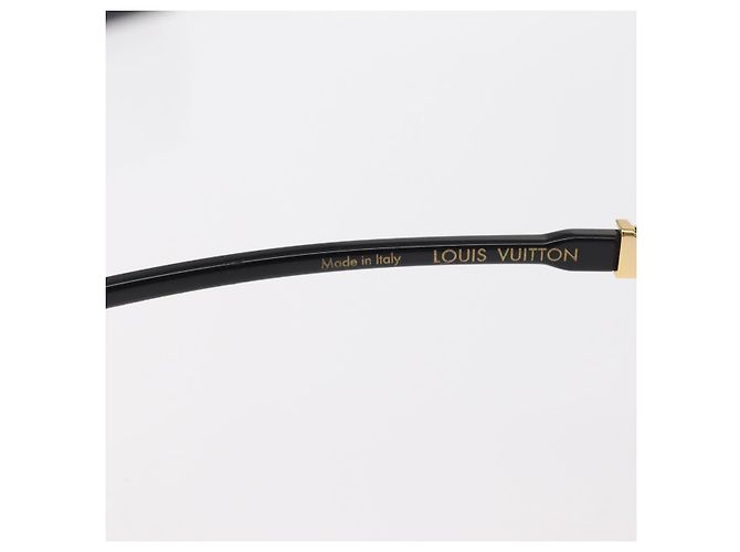 OCCHIALI DA SOLE SATELLITE LV LOUIS VUITTON plastica Nera Z1085W LV Auth 156371 Nero - vista 10