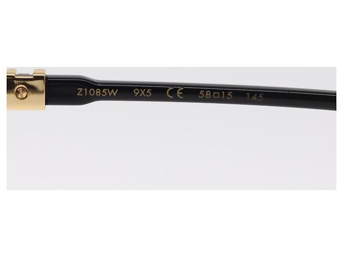 OCCHIALI DA SOLE SATELLITE LV LOUIS VUITTON plastica Nera Z1085W LV Auth 156371 Nero - vista 11