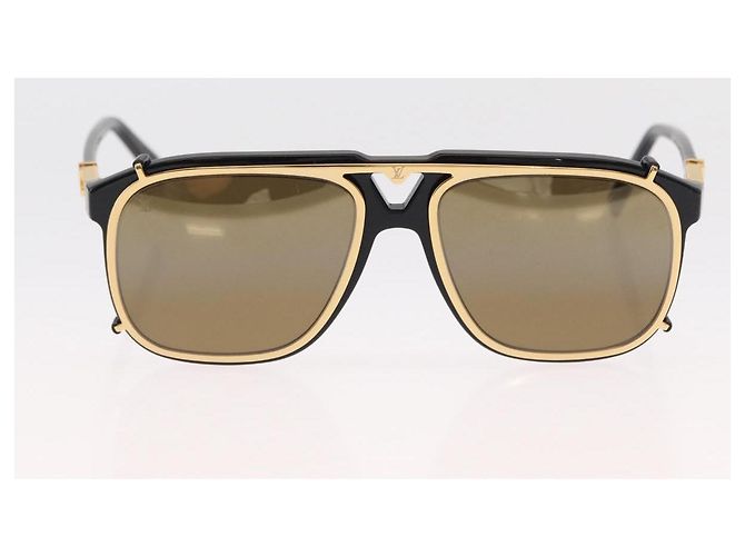 OCCHIALI DA SOLE SATELLITE LV LOUIS VUITTON plastica Nera Z1085W LV Auth 156371 Nero - vista 13