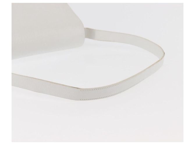 Borsa a Spalla in Pelle Bianca e Argento GUCCI 001 1998 1767 Auth BA5637 Bianco - vista 7