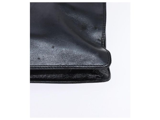 Borsa a Spalla CHANEL in Pelle Nera Oro CC Auth mr1518 Nero D'oro - vista 14