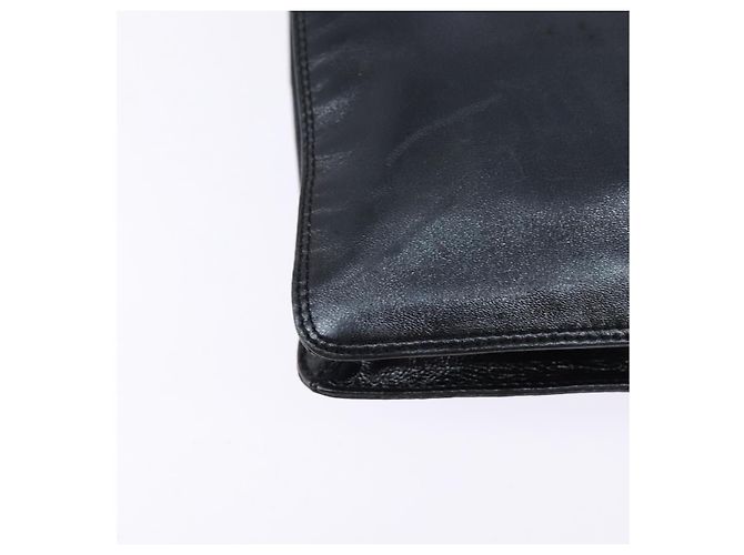 Borsa a Spalla CHANEL in Pelle Nera Oro CC Auth mr1518 Nero D'oro - vista 15
