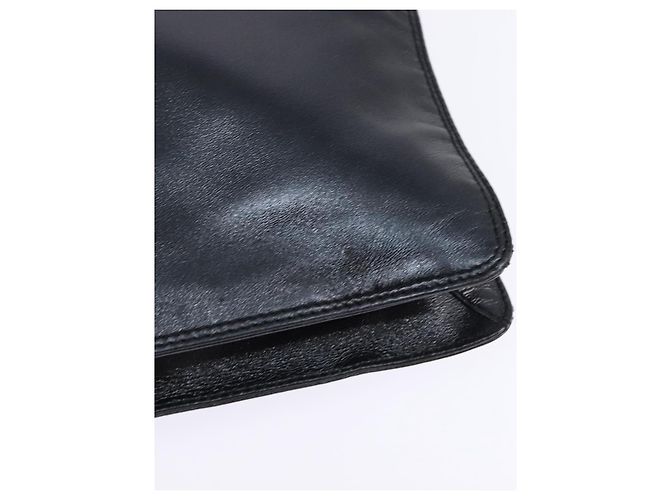 Borsa a Spalla CHANEL in Pelle Nera Oro CC Auth mr1518 Nero D'oro - vista 16